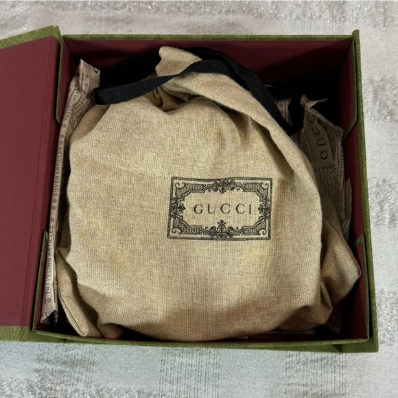 ⚘️Limited Edition- Gucci Marmot Interlocking GG Logo FRUIT Belt 85•34 W/COA - Picture 9 of 17